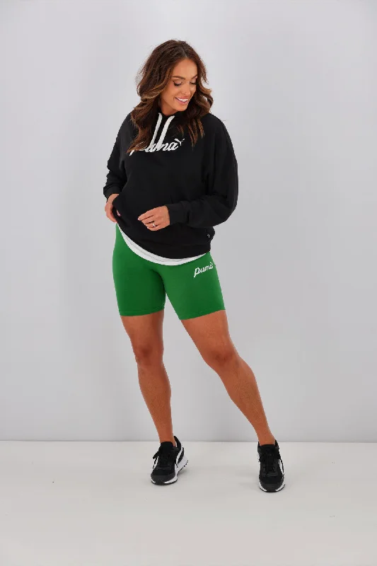 Your Favorite Items on Sale Now!Puma ESS + Blossom 7" Script Short Tights Green