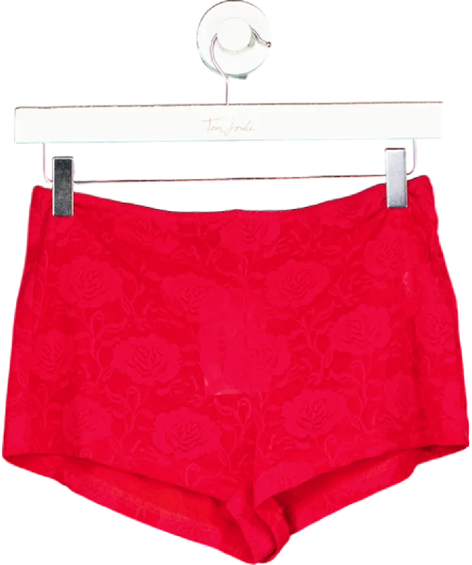 Buy One, Get One Free!White Fox Take Over Control Booty Shorts Red UK M