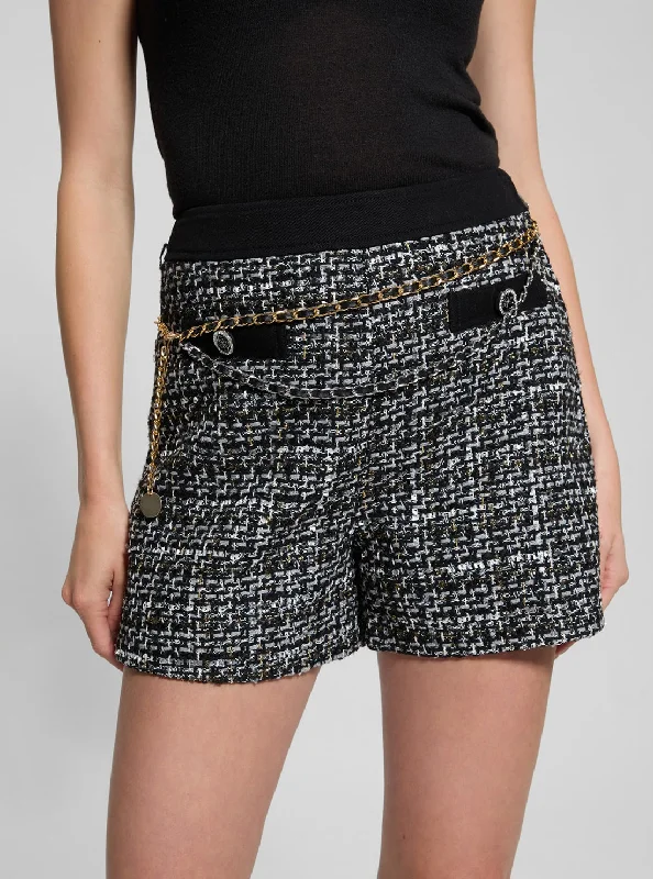 Shop the Hottest Deals!Eco Grey Yvonne Mix Denim Tweed Shorts