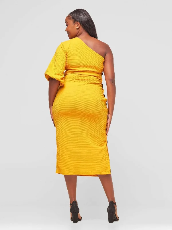 HOT Aimee Dress - Mustard