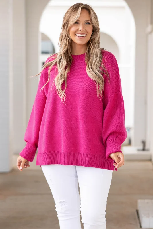 Stunning Elegance Sweater, Pink