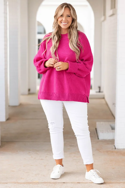 Stunning Elegance Sweater, Pink