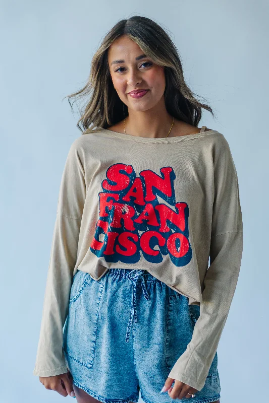 The Vintage San Francisco Graphic Tee in Taupe