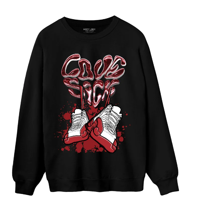 NastyJamz Cherry 12s Sweatshirt Match Sneaker Love Sick