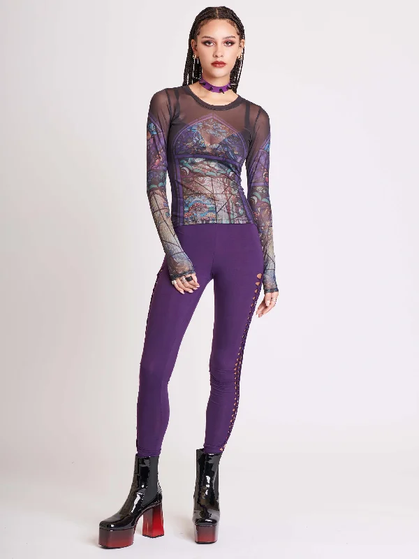 Stained Glass Mesh Top