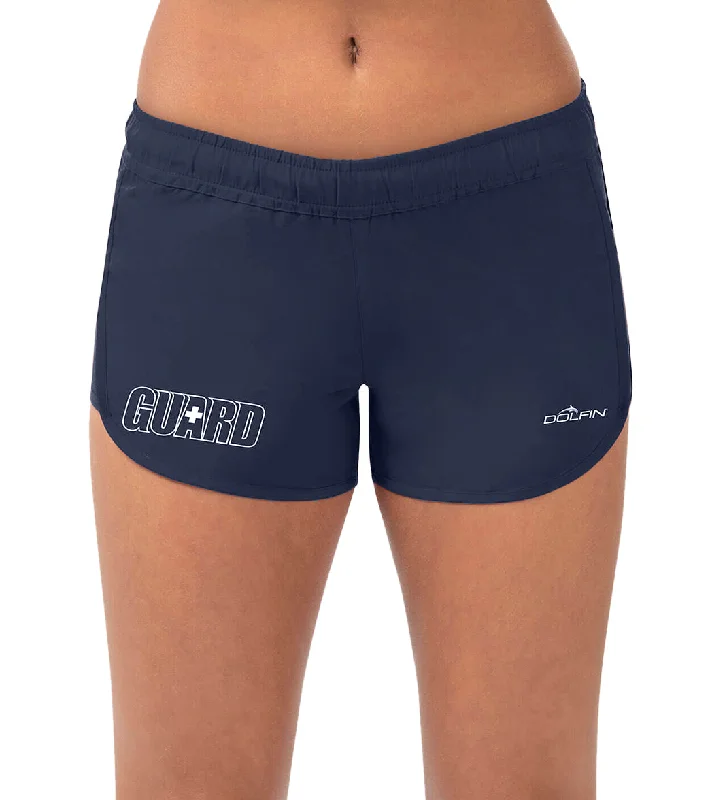 Dolfin Lifeguard Women's Solid Woven Guard Short Navy