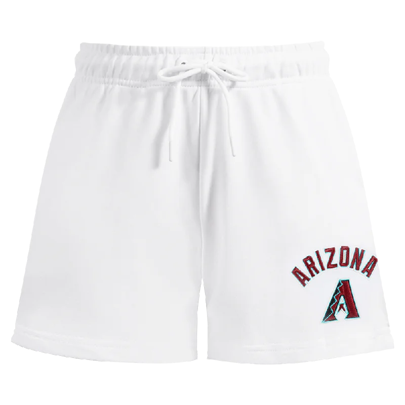 MLB ARIZONA DIAMONDBACKS CLASSIC WOMEN'S FLC SHORT (WHITE)