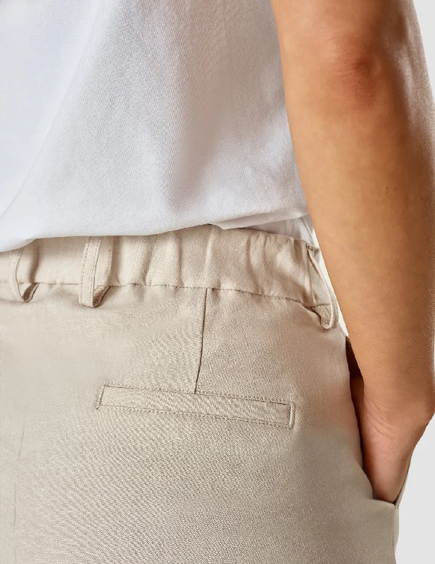 Linen Shorts Sandshell