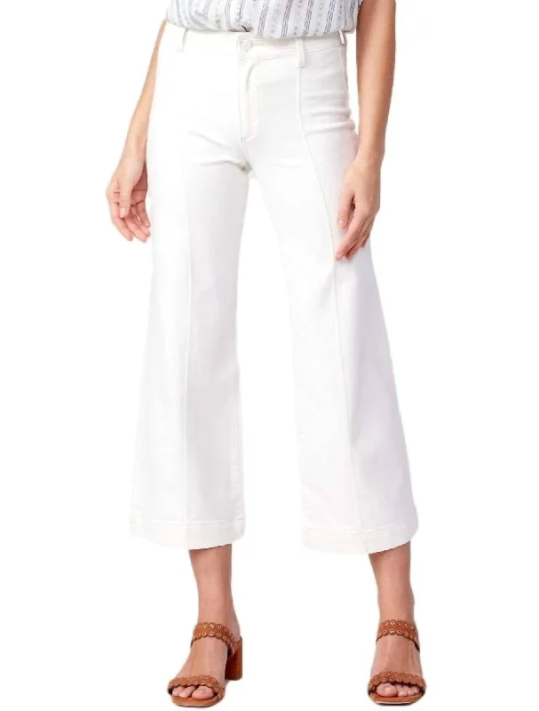 Act Fast – Limited Time Savings!Anessa Hem Center Front Pintuck Wide Leg Jean In Gold Coast