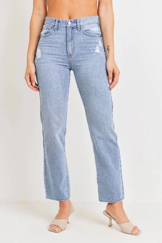 Shop Before It’s Gone!Bobbi High Rise Dad Jeans In Medium Wash