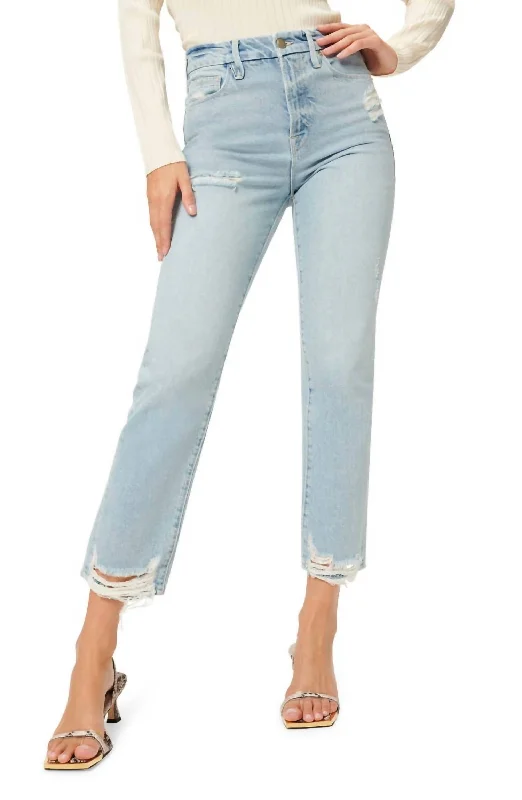 Best Price of the Season!Boy Distressed Straight Leg Jeans In Blue