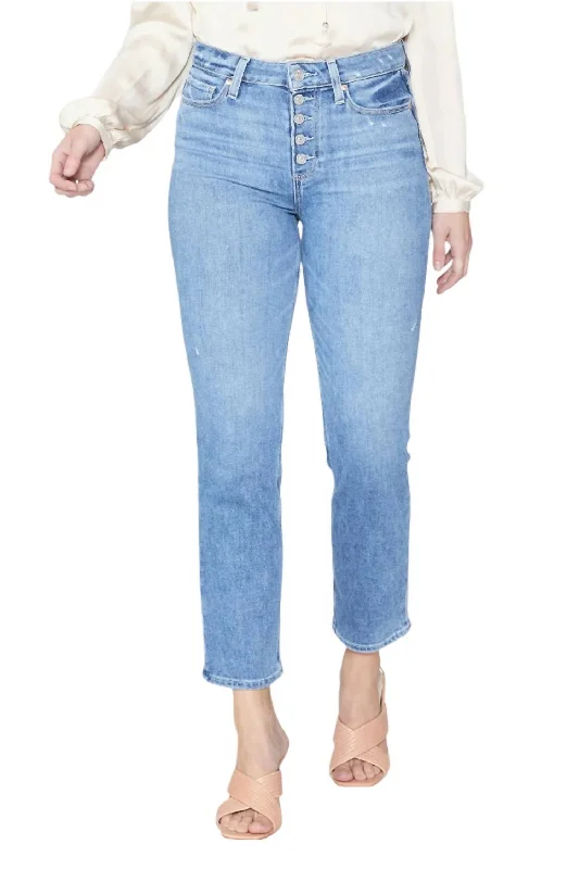 Limited-Time Price Drop!Cindy Crop Exposed Button Fly High Rise Jean In Say Anything Distressed Limited-Time Price Drop!Cindy Crop Exposed Button Fly High Rise Jean In Say Anything Distressed