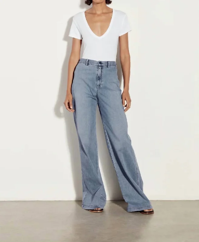 Don’t Wait – Deals Won’t Last!High Waisted Wide Leg Jeans In Midwash