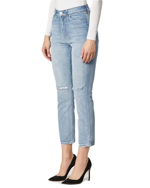 Shop the Hottest Deals!Holly High Rise Straight Jean In Light Wash