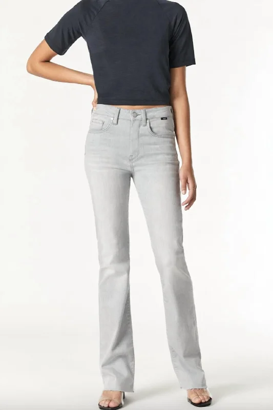 Your Best Deals Are Here!Maria Flare Jean In Light Grey Feather Blue