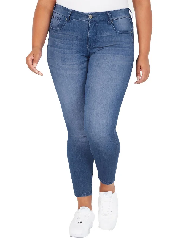 Act Fast – Limited Time Savings!Meadow Womens Distressed Cropped Skinny Jeans