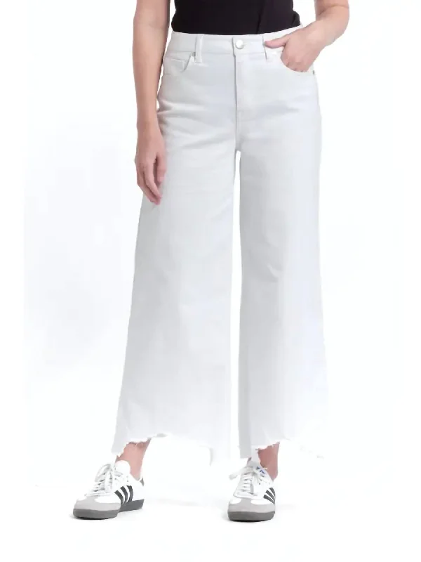 Best Deals Just for You!Ocean Breeze Jeans W/shark Bite Hem In White