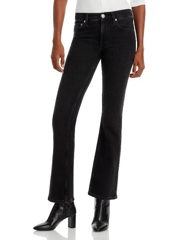 More Discounts, More Joy!Peyton Womens Stretch Mid Rise Bootcut Jeans