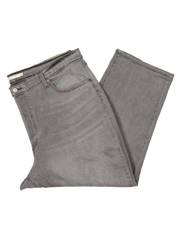 Get Ready to Save!Plus Womens Straight Leg Ribcage Ankle Jeans
