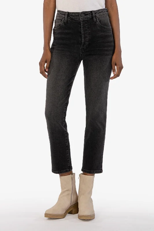 Best Offers of the Month!Rosa High Rise Vintage Crop Straight Leg Jean In Convenient Wash