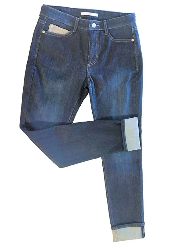 Bigger Savings, Better Shopping!Shimmer Lurex Jean In Blue Denim