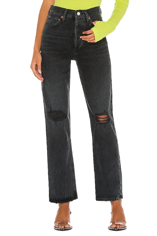 Flash Sale – Act Fast!90's Pinch Waist Jean In Howl