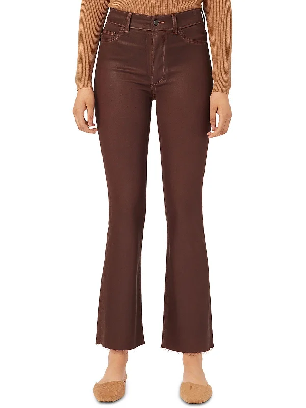 Score Huge Discounts Today!Bridget Womens High Rise Coated Bootcut Jeans