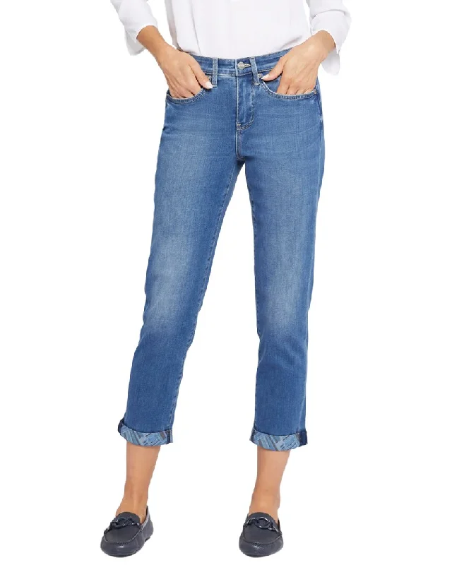Your Chance to Save is Now!NYDJ Margot Printed Cuff Lovesick Girlfriend Jean