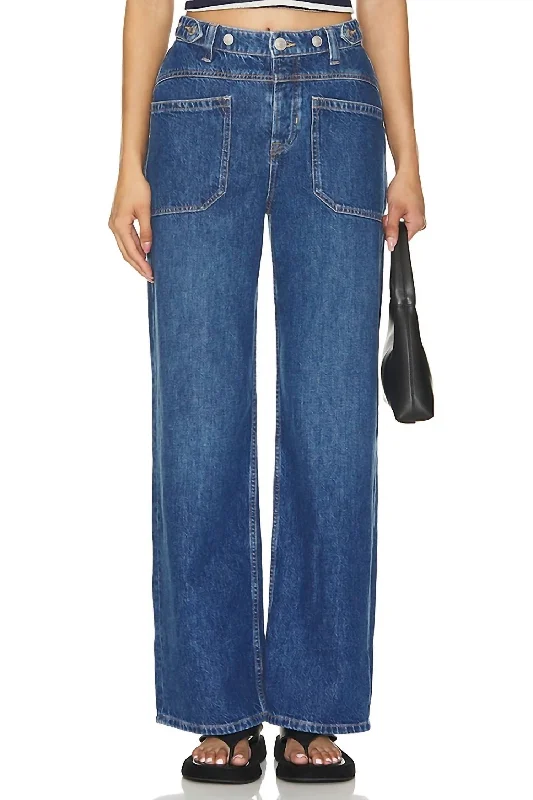 Limited Stock Available!Palmer Cuffed Jeans In Tunnel Vision
