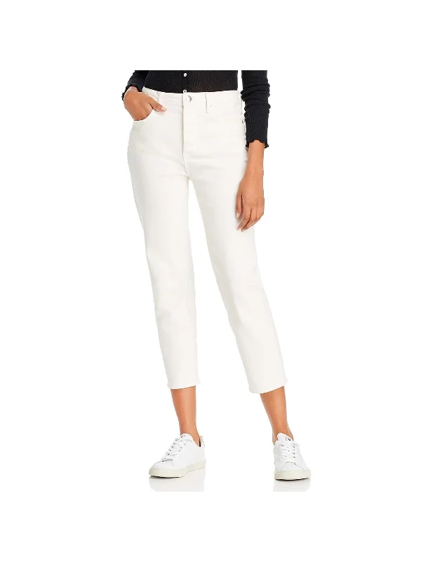 Your Wallet Will Thank You!Womens Denim Button Fly Cropped Jeans