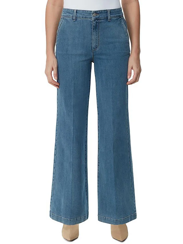Don’t Wait – Deals Won’t Last!Womens High Rise Flared Wide Leg Jeans