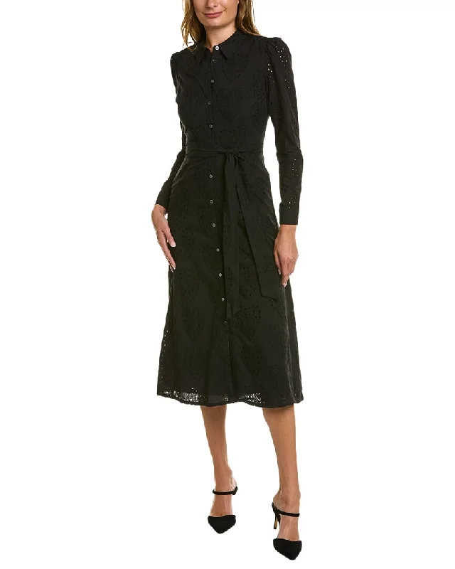 Limited-Time Price Drop!Boden Broderie Midi Shirtdress