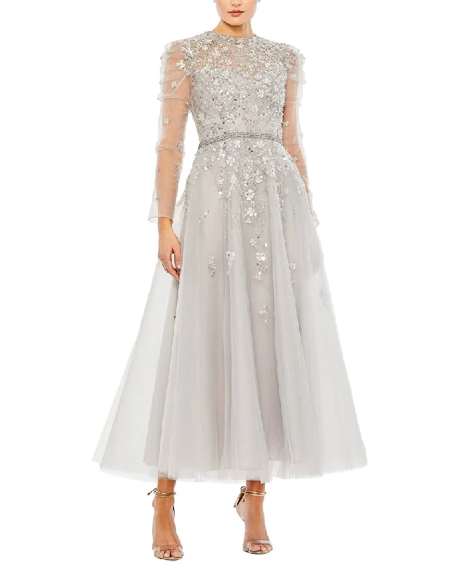 Massive Price Cuts!Mac Duggal Embellished Gathered A-Line Gown