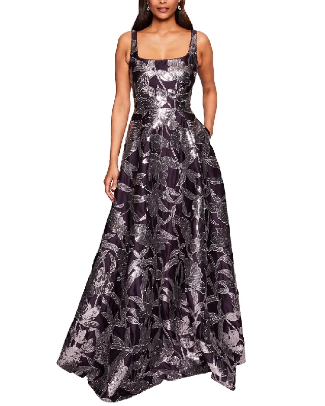 The Best Offers Are Here!Marchesa Notte Square Neck Strapless Bal Long Gown