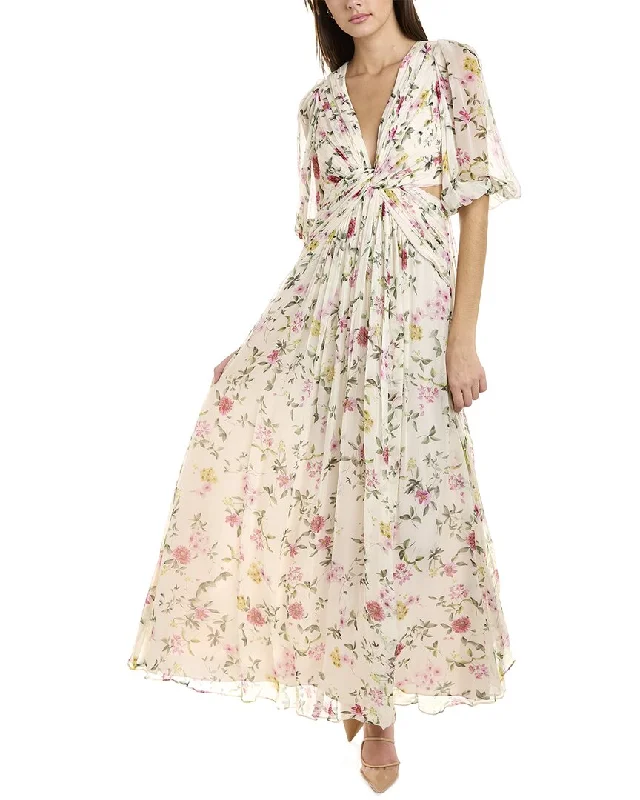 Everything Must Go!ML Monique Lhuillier Twisted Chiffon Gown
