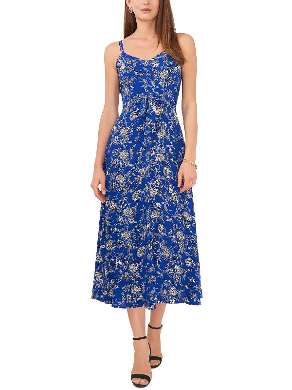 One Day Only – Huge Savings!Petites    Womens Tie Waist Long Sundress