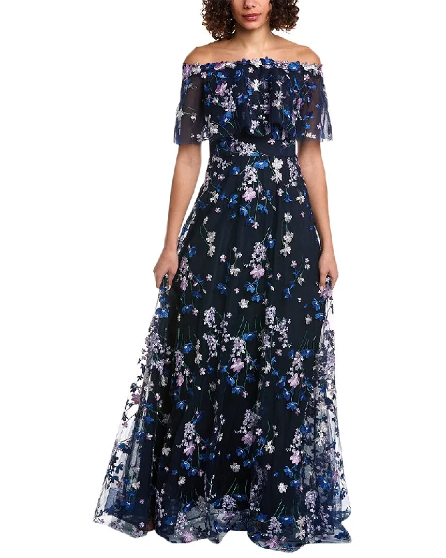Find the Best Deals Here!Teri Jon by Rickie Freeman Off-The-Shoulder Gown