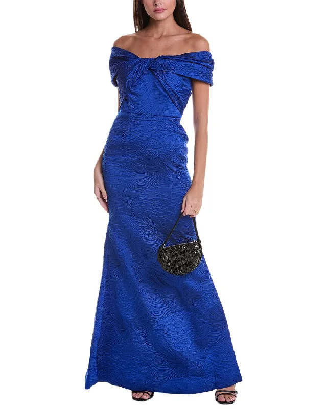 Time to Save Big!Teri Jon by Rickie Freeman Off-The-Shoulder Gown