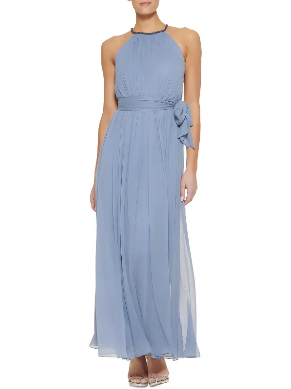 Incredible Savings Inside!Womens Beaded Halter Evening Dress