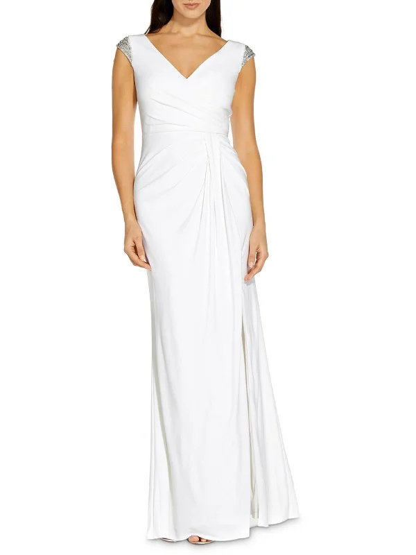 Unlock Huge Savings Now!Womens Embellished Maxi Evening Dress
