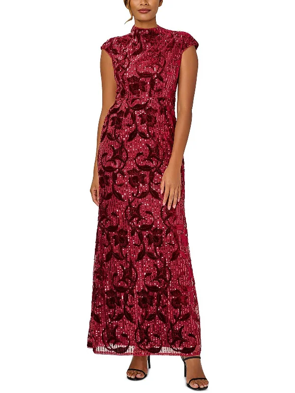 Time to Snag a Bargain!Womens Embroidered Maxi Evening Dress