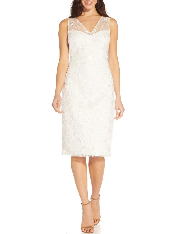Limited Time Offer!Womens Formal Knee Sheath Dress