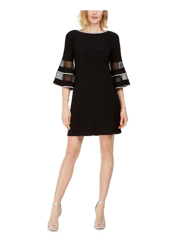 Your Favorite Items on Sale Now!Womens Illusion Rhinestone Sheath Dress