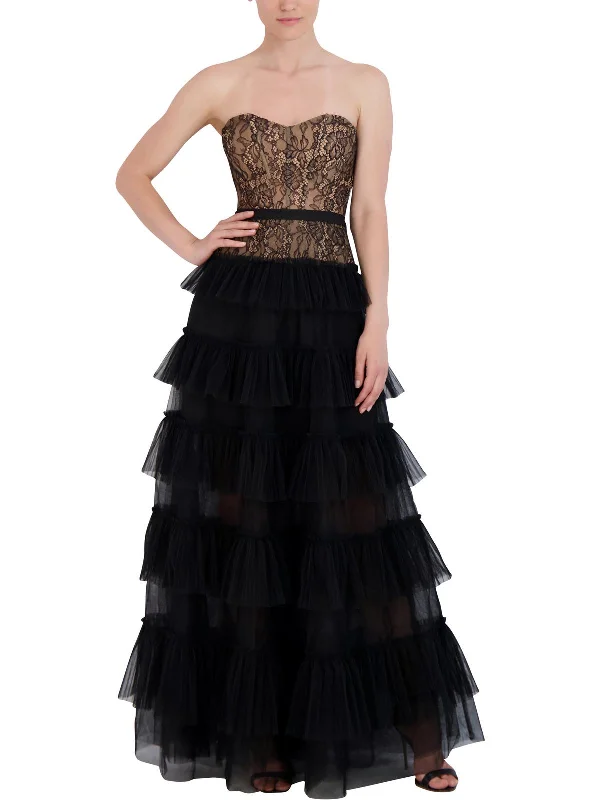 Find Your Perfect Deal Today!Womens Lace Floral Evening Dress