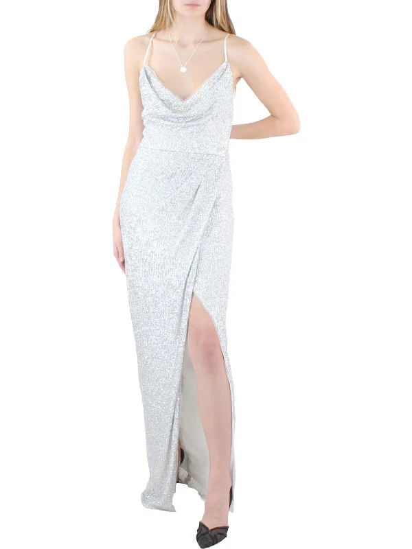Hurry, Sale Ends Soon!Womens Sequined Long Evening Dress