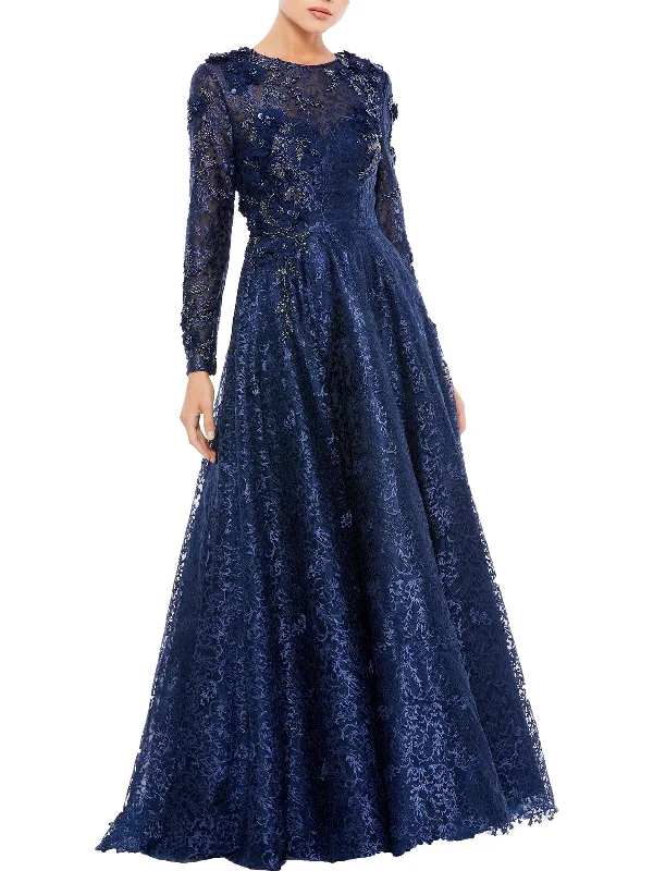 Get More for Less!Womens Sheer Long Evening Dress