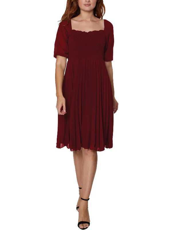 Hurry! While Supplies Last!Womens Sheer Mid Calf Shift Dress