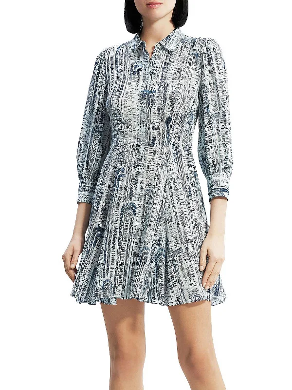 The Sale You’ve Been Waiting For!Womens Silk Mini Shirtdress