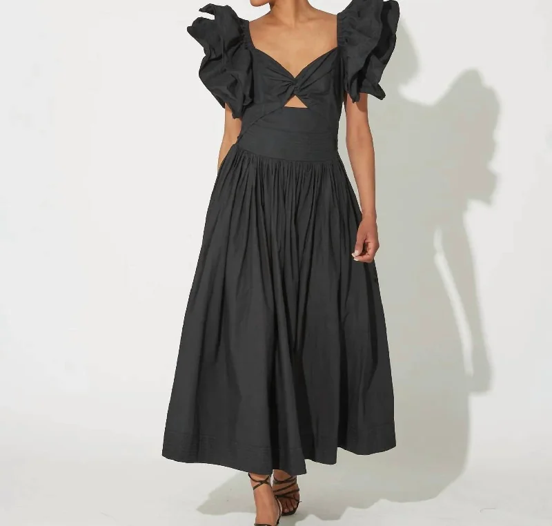 Lowest Prices Guaranteed!Cleobella Piper Midi Dress In Black
