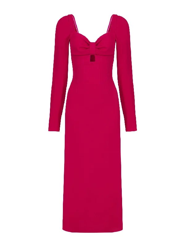 Steals and Deals Await!Cut-Out Midi Dress